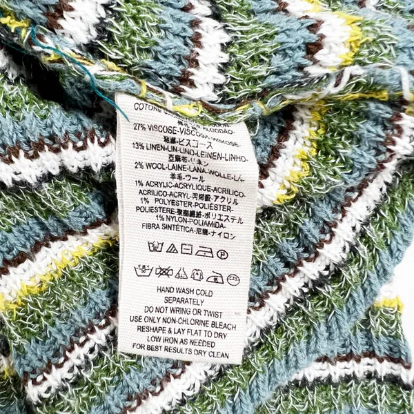 Free People Ziggy Zig Zag Knit Bell Sleeve Tunic Swing Pullover Sweater Dress S - Image 3