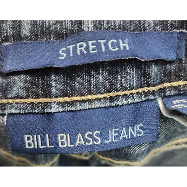 Bill Blass Jeans Womens Stretch Denim‎ Capri Cuffed Blue Size 10 Cropped Pants - Image 4