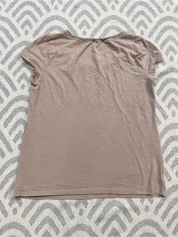 Loft / Ann Taylor Tan Shirt XL - Image 3