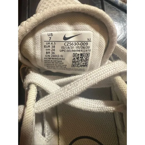 Nike Womens Reposto CZ5630-009 White Grey Running Shoes Sneakers Size 7 Trainers - Image 8