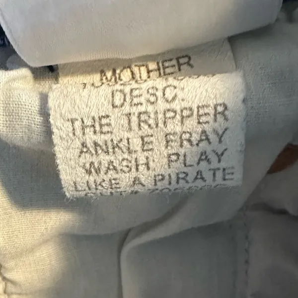 Mother Denim - The Tripper Ankle Fray in Play Like a Pirate Wash Size 28 - Image 6