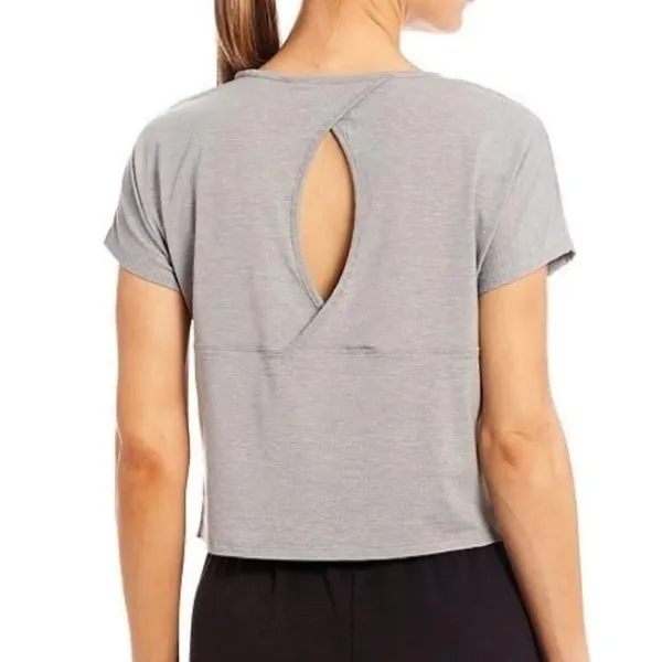 The North Face Wander Keyhole Crossback Crew Neck Shortsleeve Shirt in Gray L - Image 2