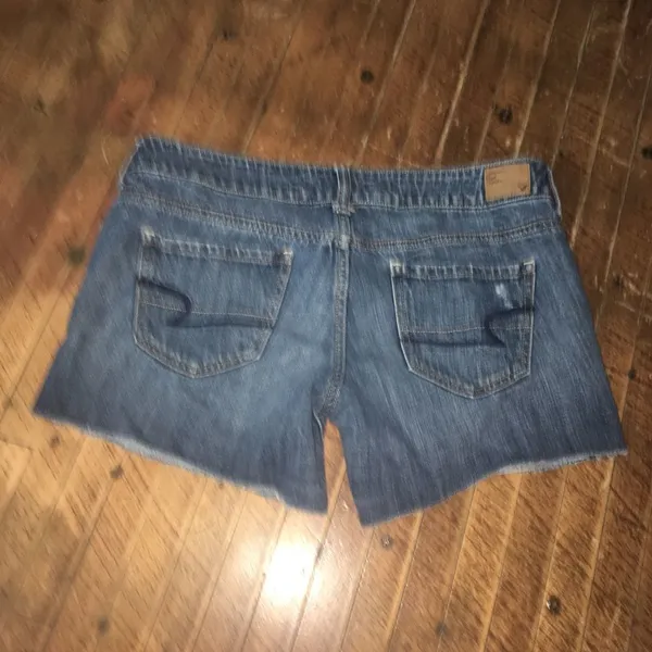 American Eagle distressed cutoff denim shorts - Image 2