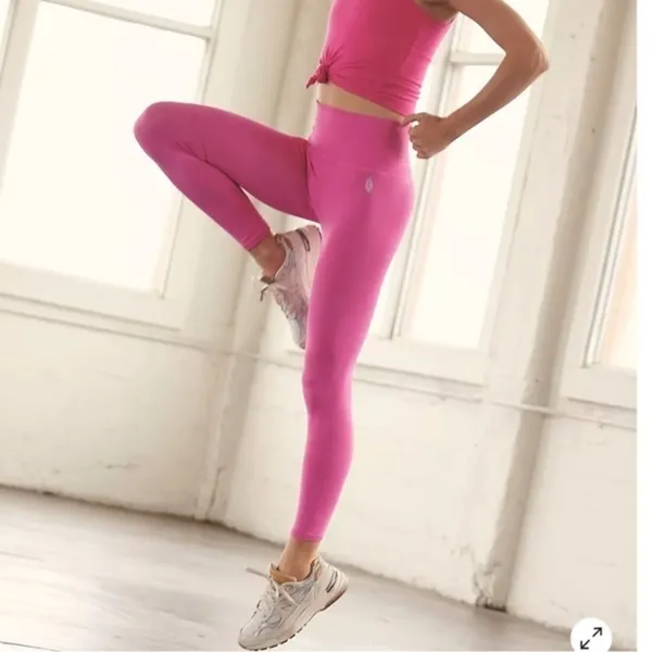Free people movement High-Rise 7/8 Length Good Karma Leggings - Image 4