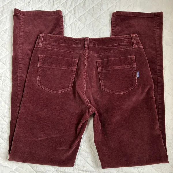 Patagonia Women’s Maroon Corduroy Pants size 28 - Image 10
