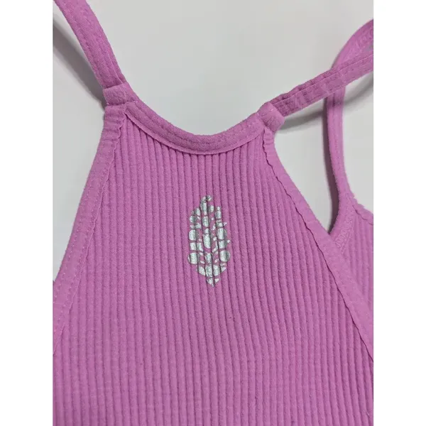 Free People Movement Happiness Crop Top Ribbed Tank Womens X-Small Small Workout - Image 4
