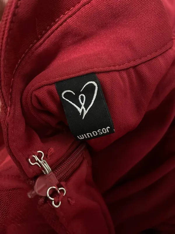 Red Windsor criss cross dress - Image 2