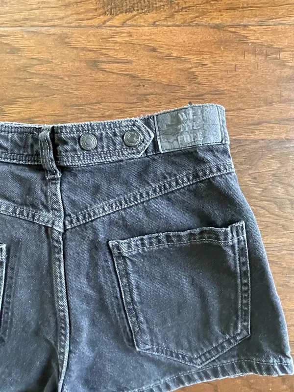 Free People Denim Mini Skort - Image 6