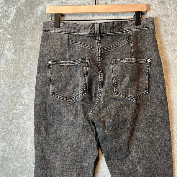 Anthropologie Pilcro Ultra‎ High Rise Slim Rhinestone Jeans Black Size 28 - Image 7