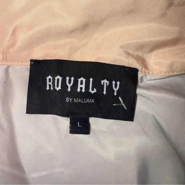Royalty by Maluma 3/4 zip Hawaiian aloha wind breaker‎ like pullover NWOT LARGE - Image 4