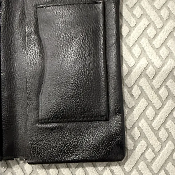 Vintage Coach Classic Black Leather wallet card holder - Image 5