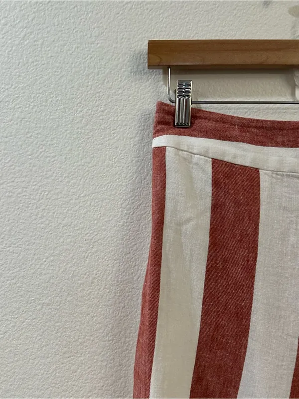 Madewell Huston Pull-On Crop Pants in Bold Stripe Size Small - Image 6