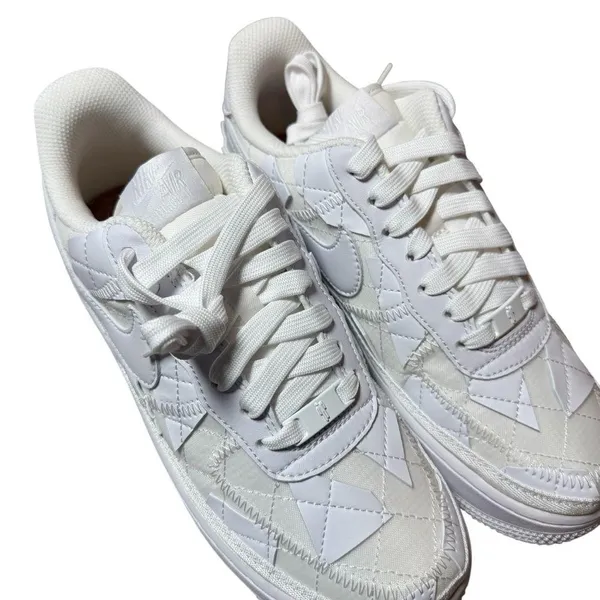 BRAND NEW Nike x Billie Eilish Air Force 1 Low Triple White Sneakers Size 6M/7.5 - Image 7