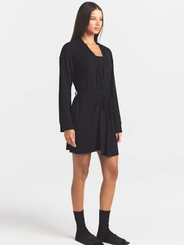NWT Skims Sleep Short Robe in Onyx - Image 3