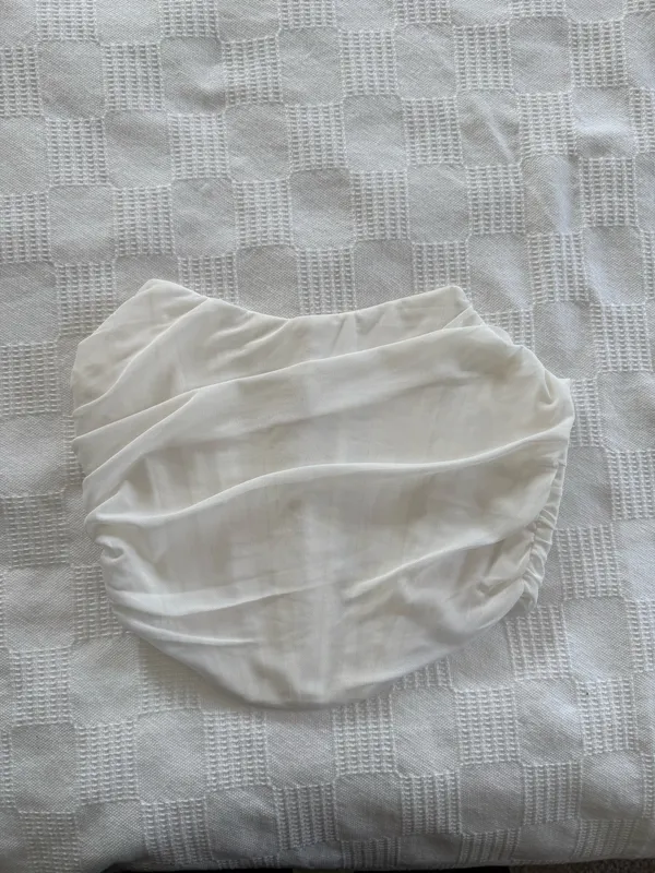 Strapless Corset Top White Size M - Image 2