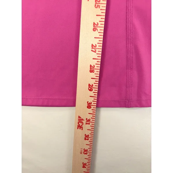 Joy Lab Pink V-Neck Cap Sleeve Flare Leg Activewear Jumpsuit Large - Image 7