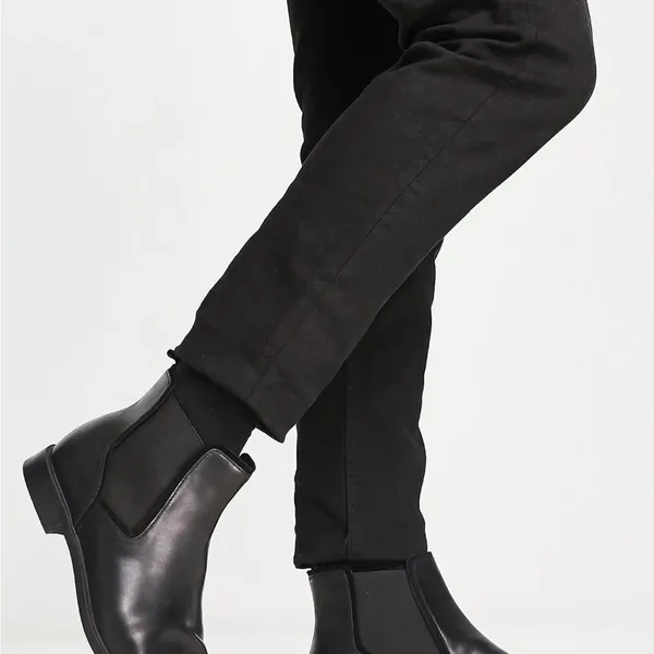 ABSOLUTE LEATHER CHELSEA BOOTS-wide - Image 8