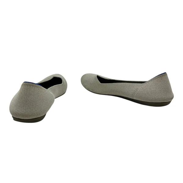 Rothy's The Flat‎ Shoes in the Flax Birdseye Knit Ballet Gray Size 8.5 - Image 8