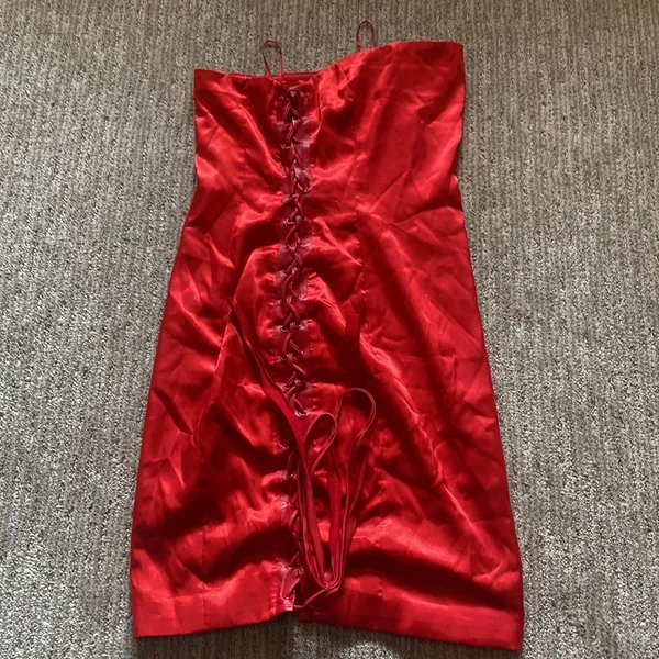 Meshki red Tube dress - Image 2