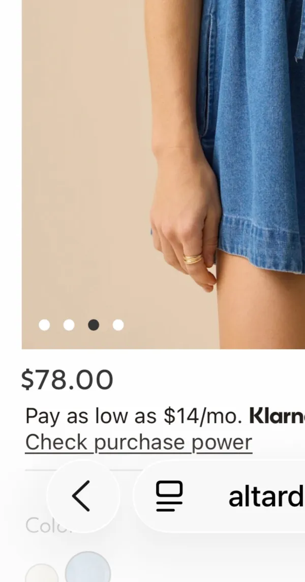 Altar'd State romper - Image 2