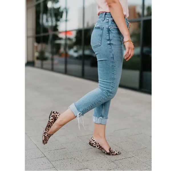 ROLLASOLE Into the Wild Leopard Print Flats Small (Fits 5.5-6.5) Packable Travel - Image 5