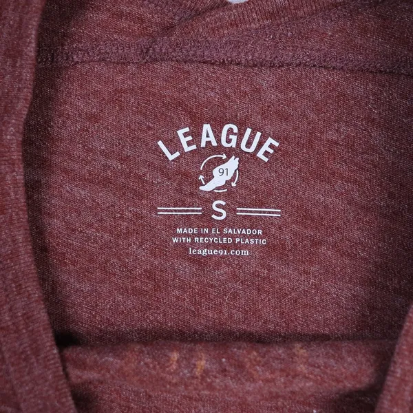 League 91 Arizona State Sun Devils Women S Heather Maroon Long Sleeve Tee NWT - Image 4