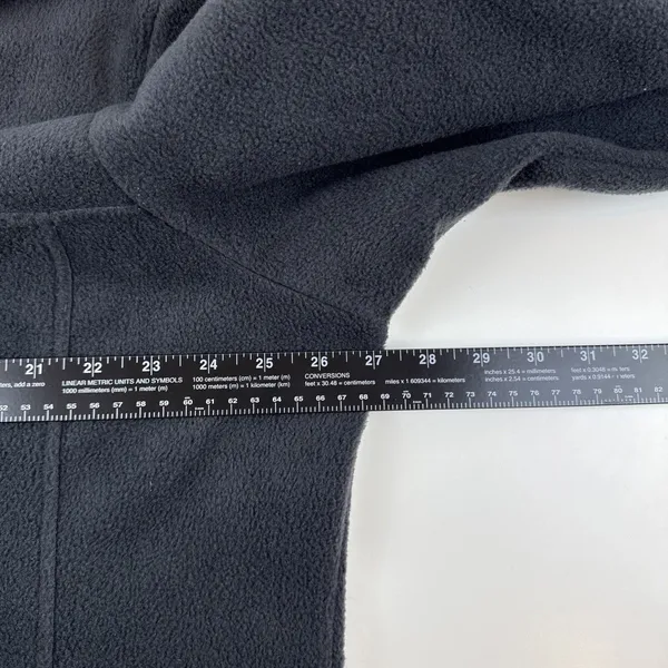 Columbia Women's Fleece Pullover Sweater Size 2X Solid Black Soft Comfy & Warm - Image 10
