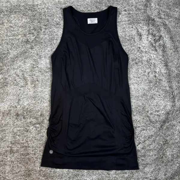 Athleta Finish Fast Racerback Seamless Women's Large Black - Image 2