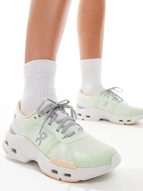 On Running Women's Mint and Gray Cloudpulse Running Shoes - Image 9
