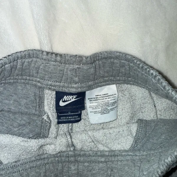 Grey Nike sweat shorts - Image 2