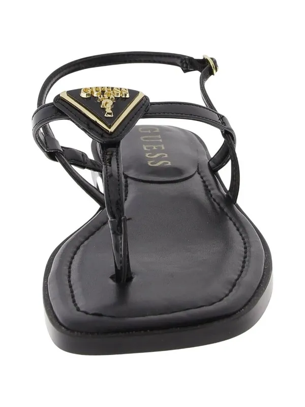 NWT Guess Womens Strap Rainey Flat Sandal GWRAINEY Black 6.5M - Image 4