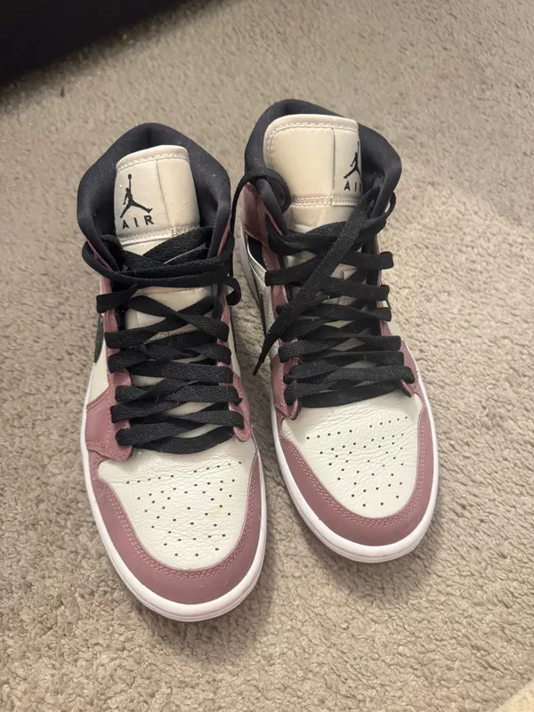 Nike Air Jordan 1 Mid SE Berry Pink Size 7.5 - Image 3