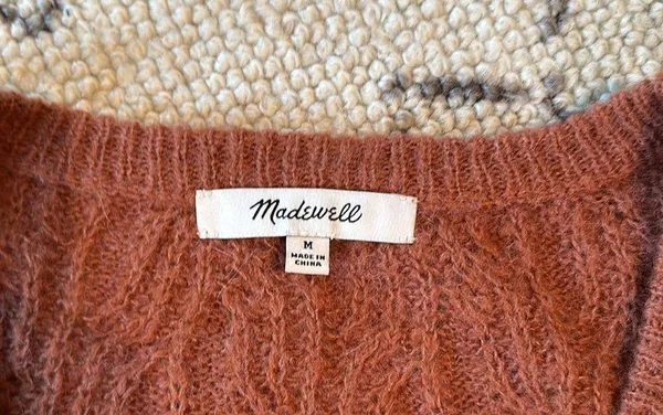 Madewell Alna V-Neck Sweater - Image 2