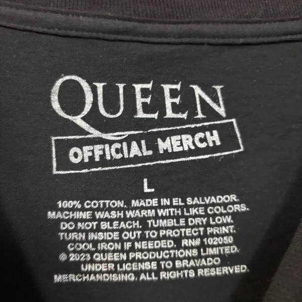 Queen A Day at the Races Album Cover Art Pop Rock Tee large - Image 4