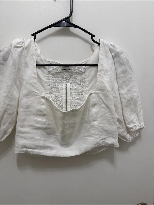 Reformation Yucca White Top - Image 2
