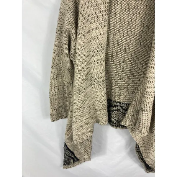 BCBGMaxazria Knit Open Front Wool Blend Cardigan Sweater Size Large - Image 2
