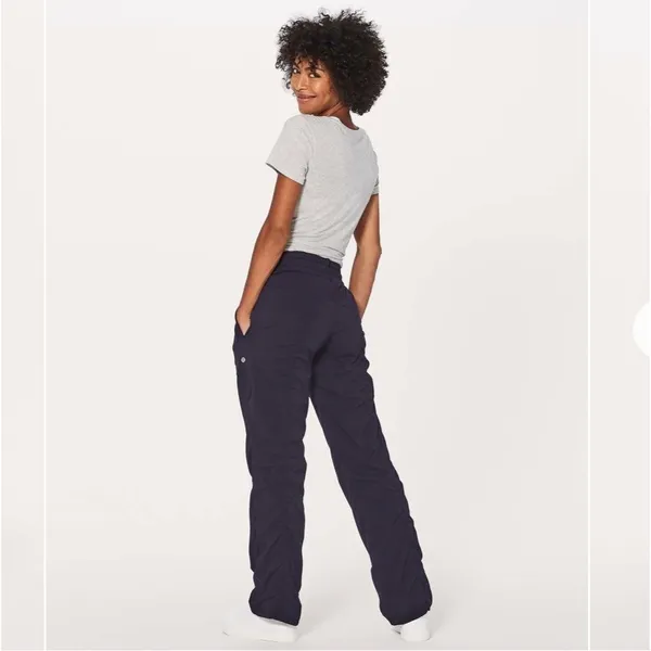 Lululemon Dance Studio Pant‎ III Regular Lined 32 Midnight Navy 12 - Image 2