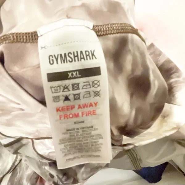 Gymshark Plus Size‎ XXL Brown Tie Dye ELEVATE LEGGINGS Athletic - Image 3