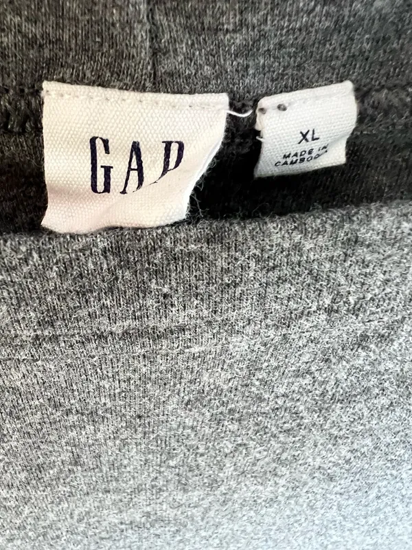GAP Gray 3/4 Sleeve Knit Dress Size XL - Image 6