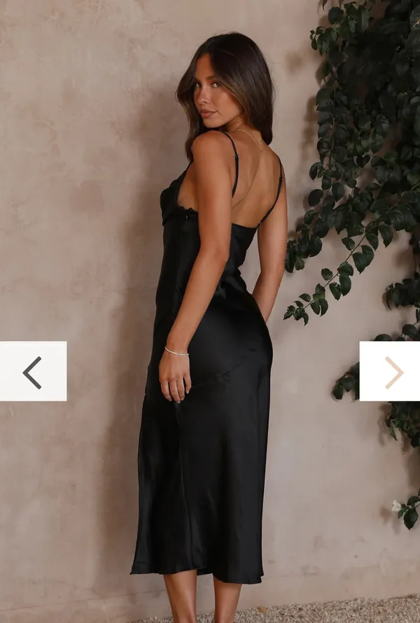 Black Maxi Dress Size XS - Image 2