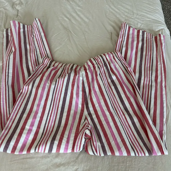 Auden pink stripe pajama pants Size M - Image 4