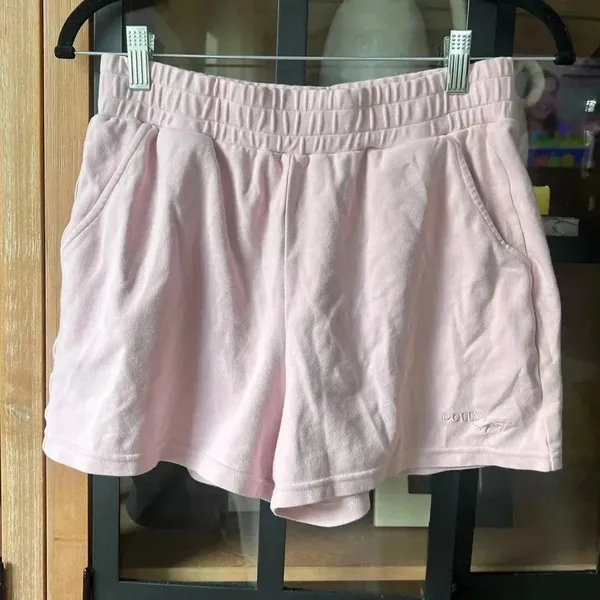 Oh Polly Sweat shorts boxers high rise waisted strawberry milk Barbie pink - Image 2