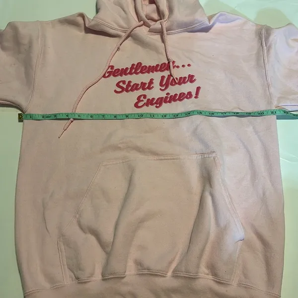 Gentlemen… Start Your Engines Womens Baby Pink Sweatshirt Hoodie Medium Car Girl - Image 4