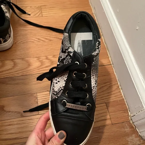 Leather sneaker Black Size 38 - Image 3