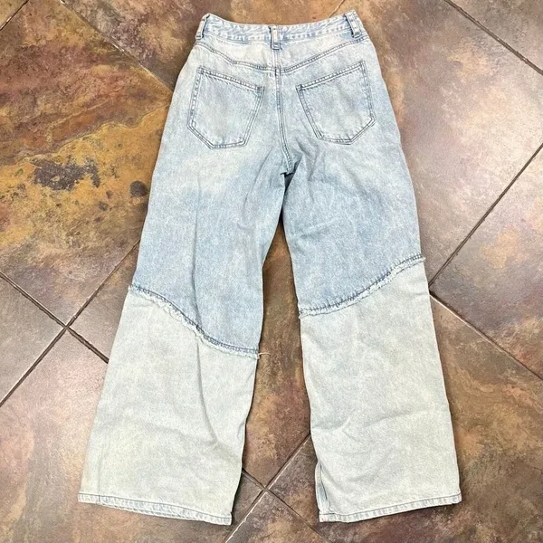 Forever 21 Baggy Distressed Denim Jeans 25 - Image 5