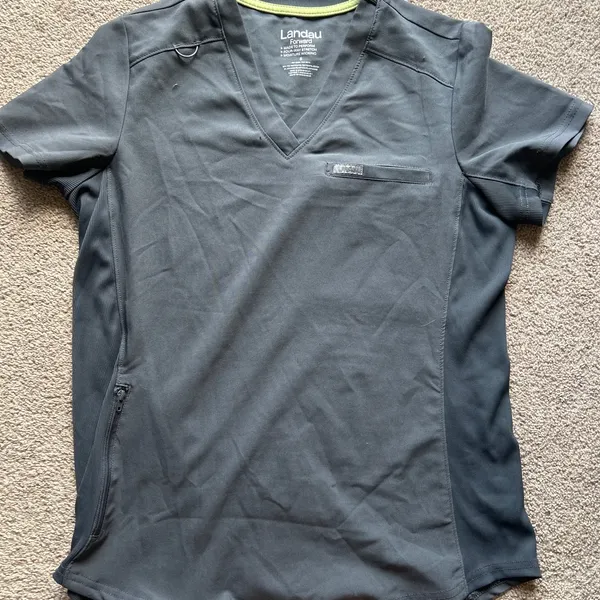 Landua scrubs!! Size small Gray - Image 3