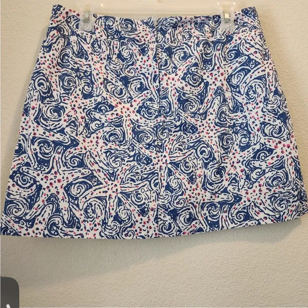 Lilly Pulitzer |‎ Marigold skort in indigo Star Crush size 4 - Image 4