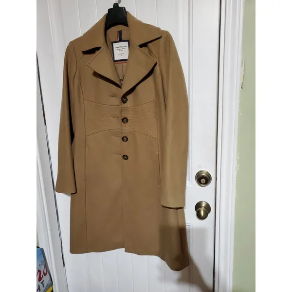 TOMMY HILFIGER WOMEN'S SINGLE-BREASTED WALKER COAT , Size US 4 - Image 5