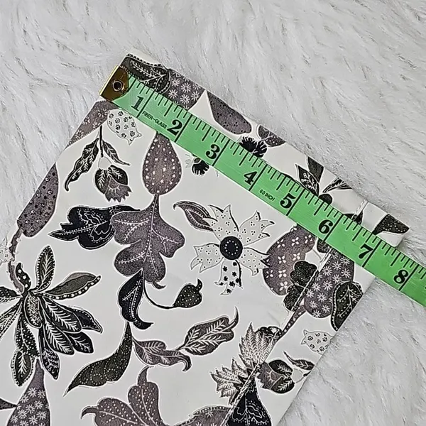 Tory Burch Women's‎ Floral Leaf Printed Trousers Size 27 - Image 8