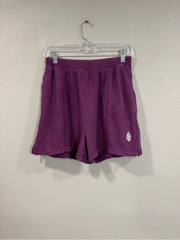 Free People Oversized Embroidered Shorts - Image 2